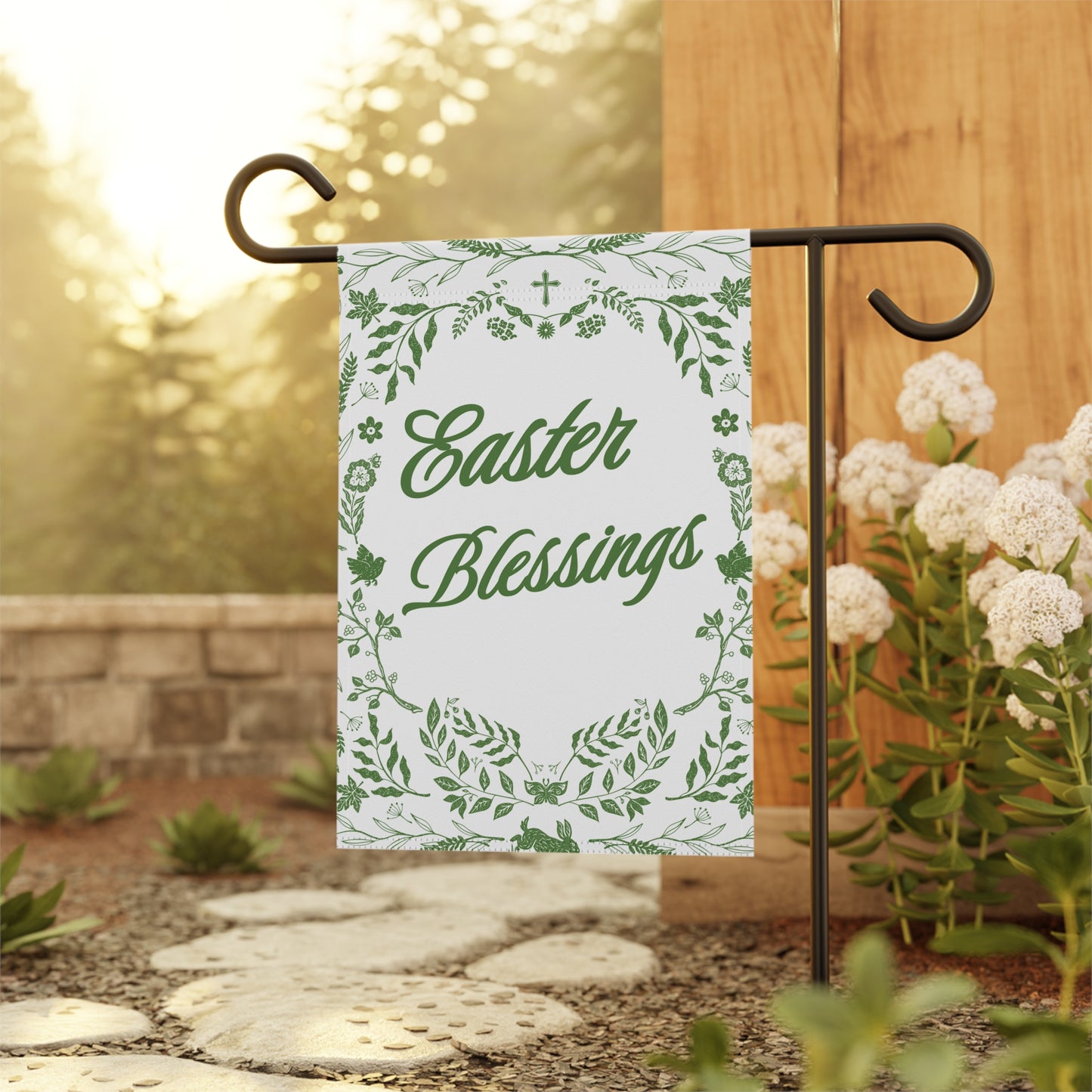 Easter Blessings Garden Flag/Banner