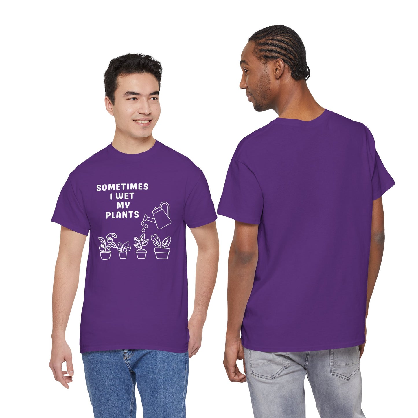 Funny 'Sometimes I Wet My Plants' T-Shirt — Plant Lover Gardening Tee