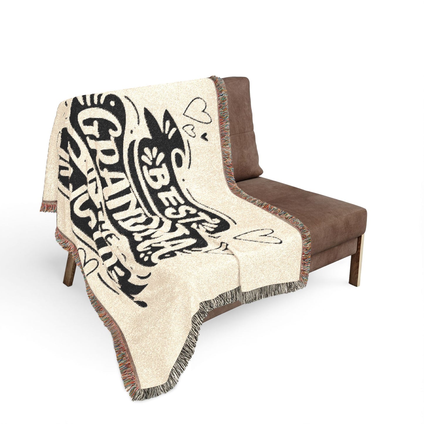"Best Grandma in the World" Woven Throw | Mother's Day Gift