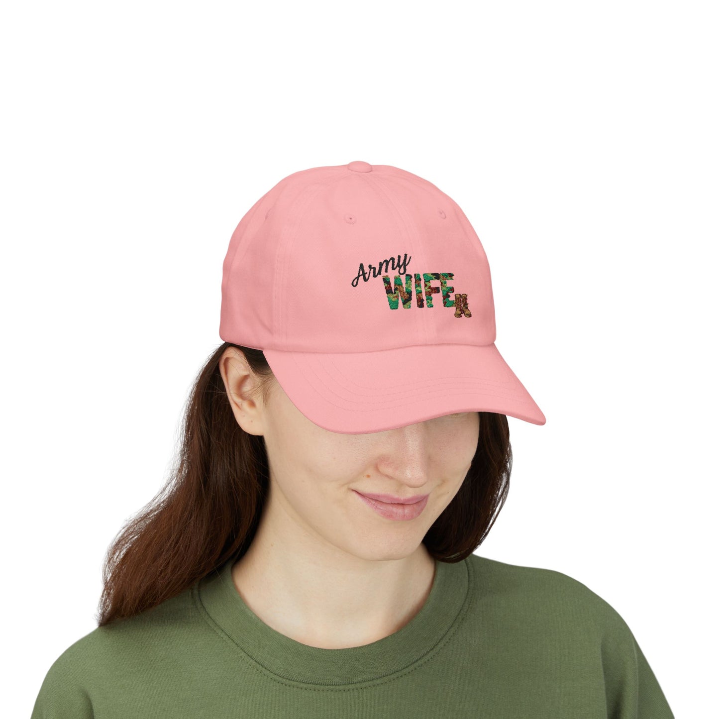 Army Wife Embroidered Baseball Hat