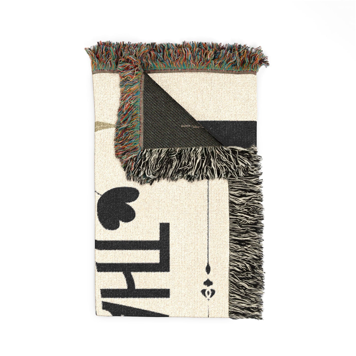 Thank You Mom Woven Throw Blanket — Floral Vintage Mother's Day Gift