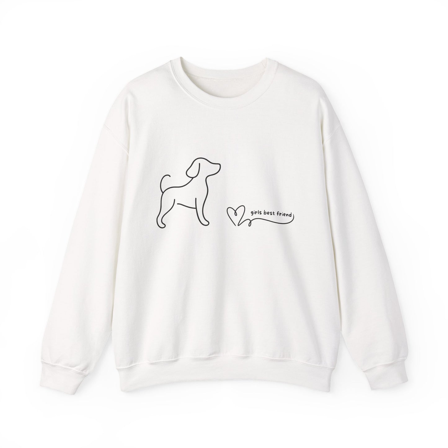 Dog Lover Crewneck Sweatshirt —"Girls Best Friend"