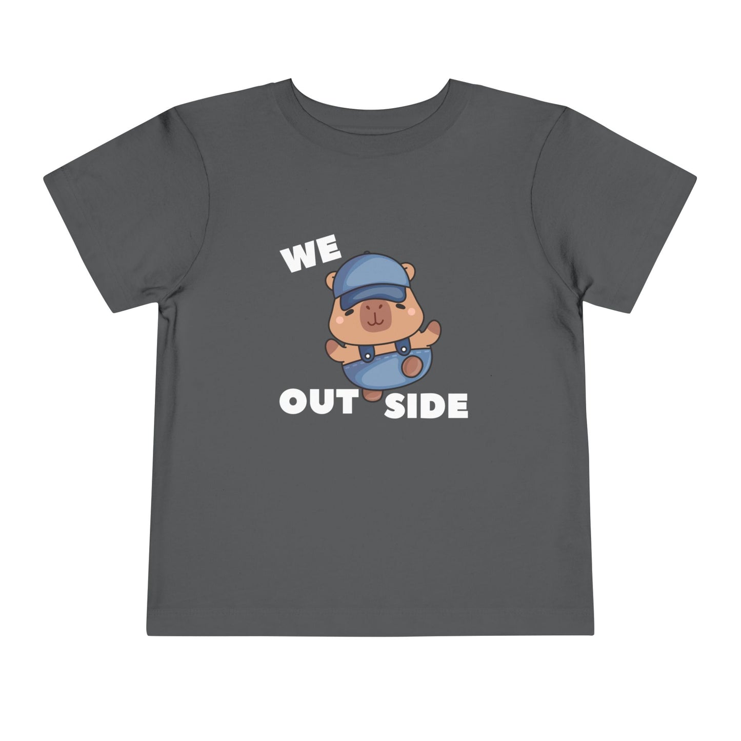 Toddler Capybara 'We Out Side' Graphic T-Shirt