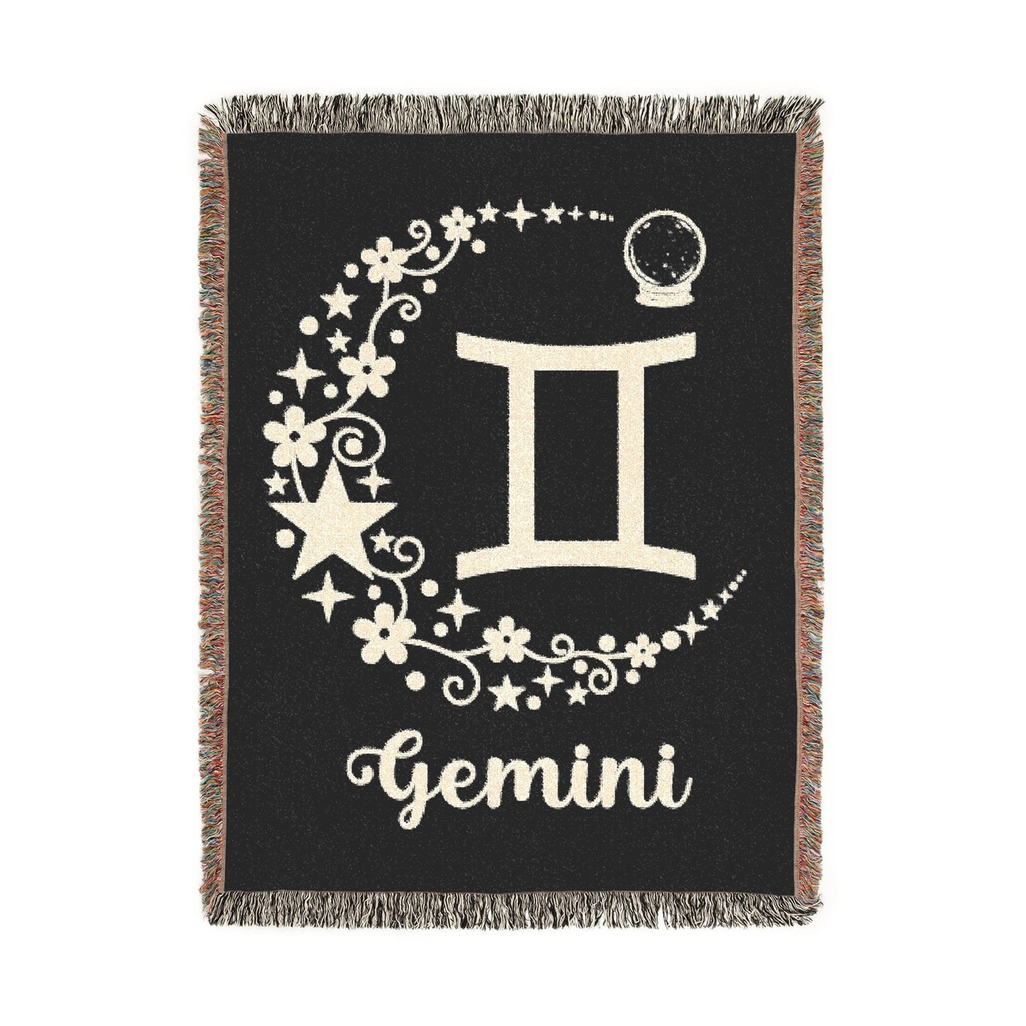 Gemini Zodiac Woven Blanket/Throw
