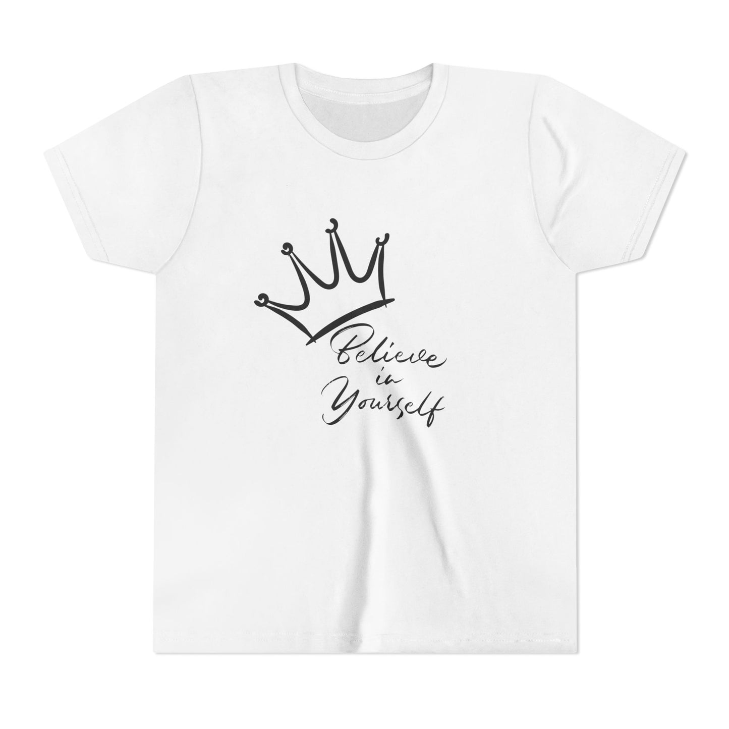 'Believe in Yourself' Crown Graphic Youth T-Shirt