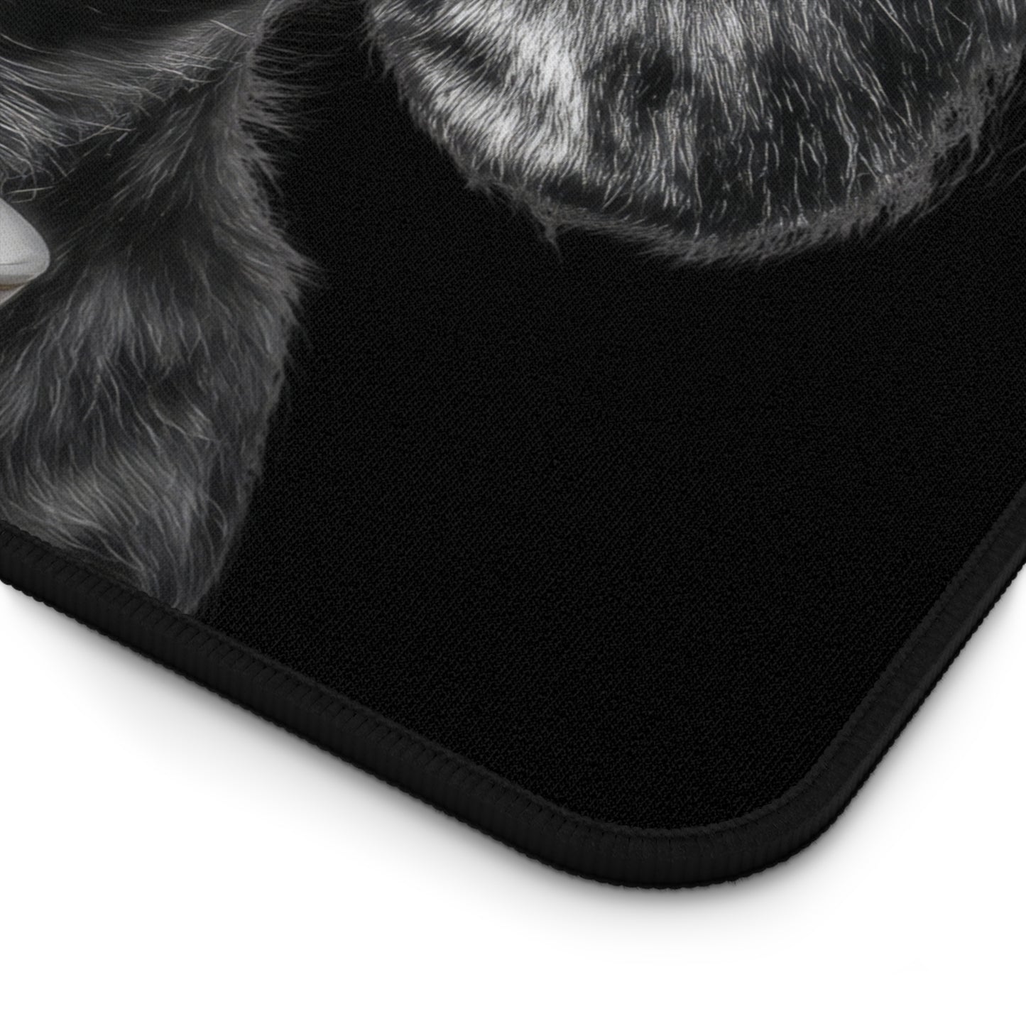 Dachshund with Pink Glasses Desk Mat/ Dog Mousepad