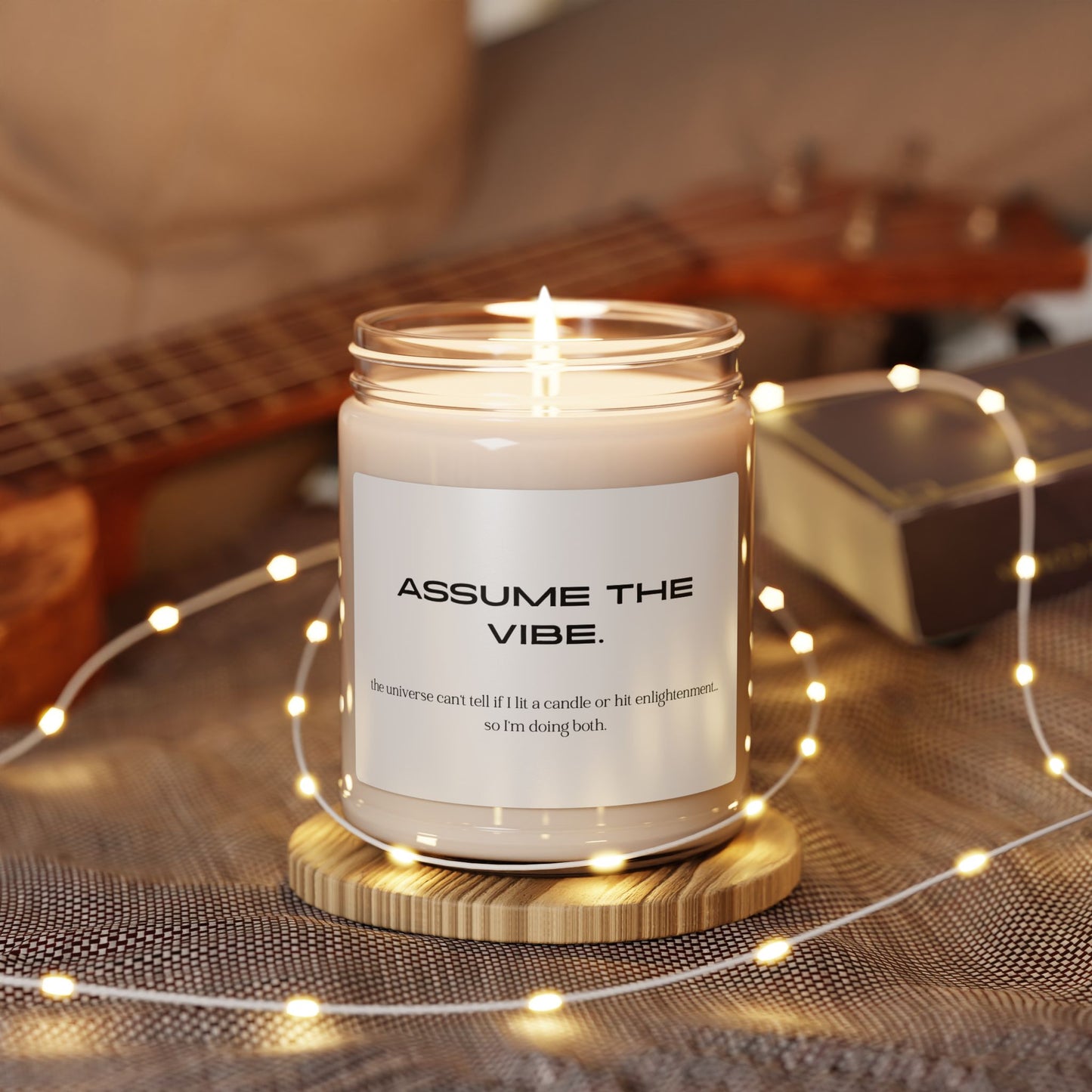 "Assume The Vibe" | Soy Candle | 9oz Jar