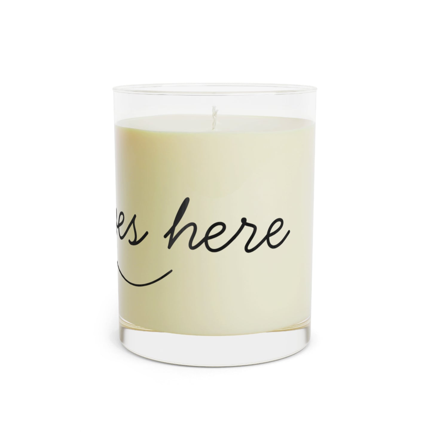 Peace Lives Here 11oz Scented Candle — Glass Jar, Soy Blend