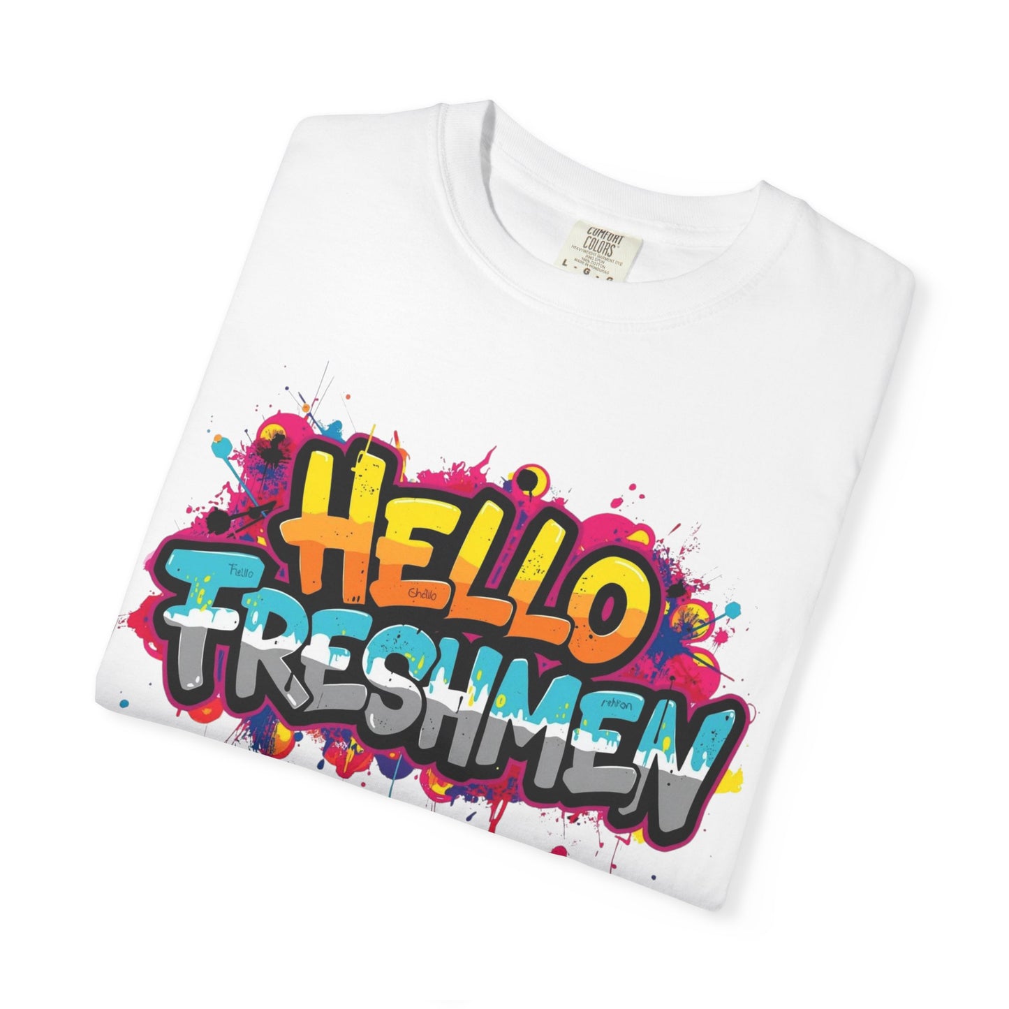 Hello Freshmen Graffiti Teacher T-Shirt