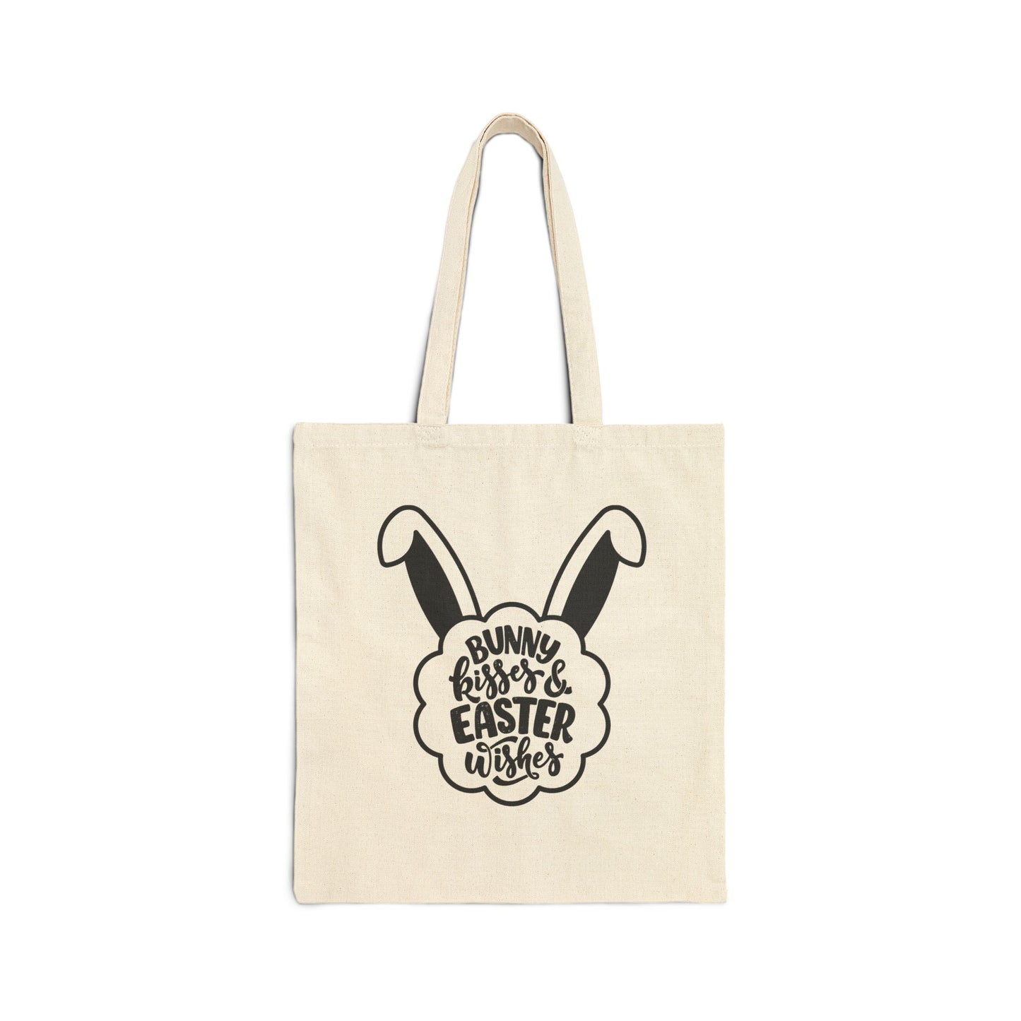 Easter Bunny Kisses Canvas Tote
