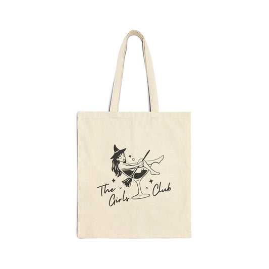 The Girls' Club Witch Cocktail Canvas Tote