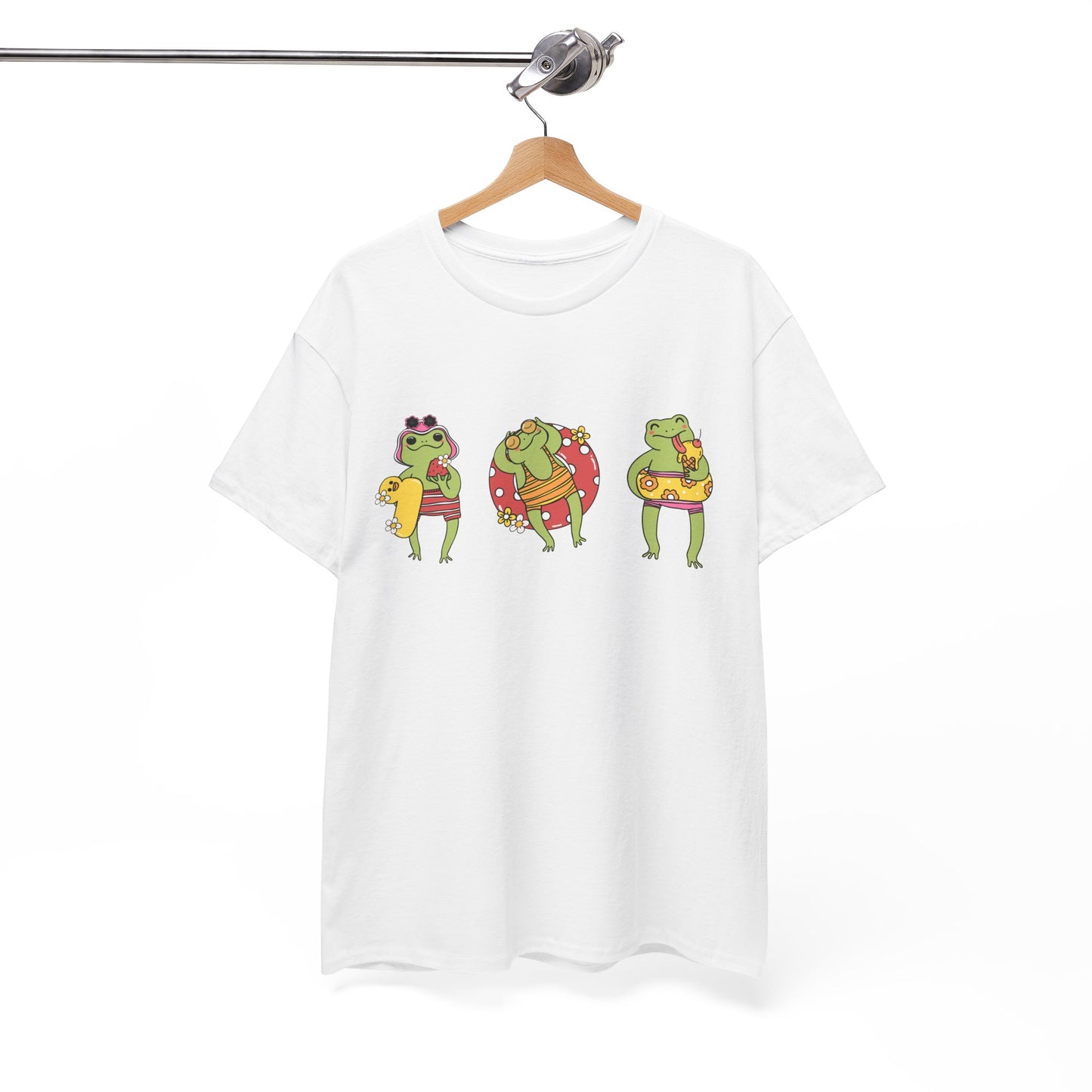 Frog Summer Vibes Graphic T-Shirt