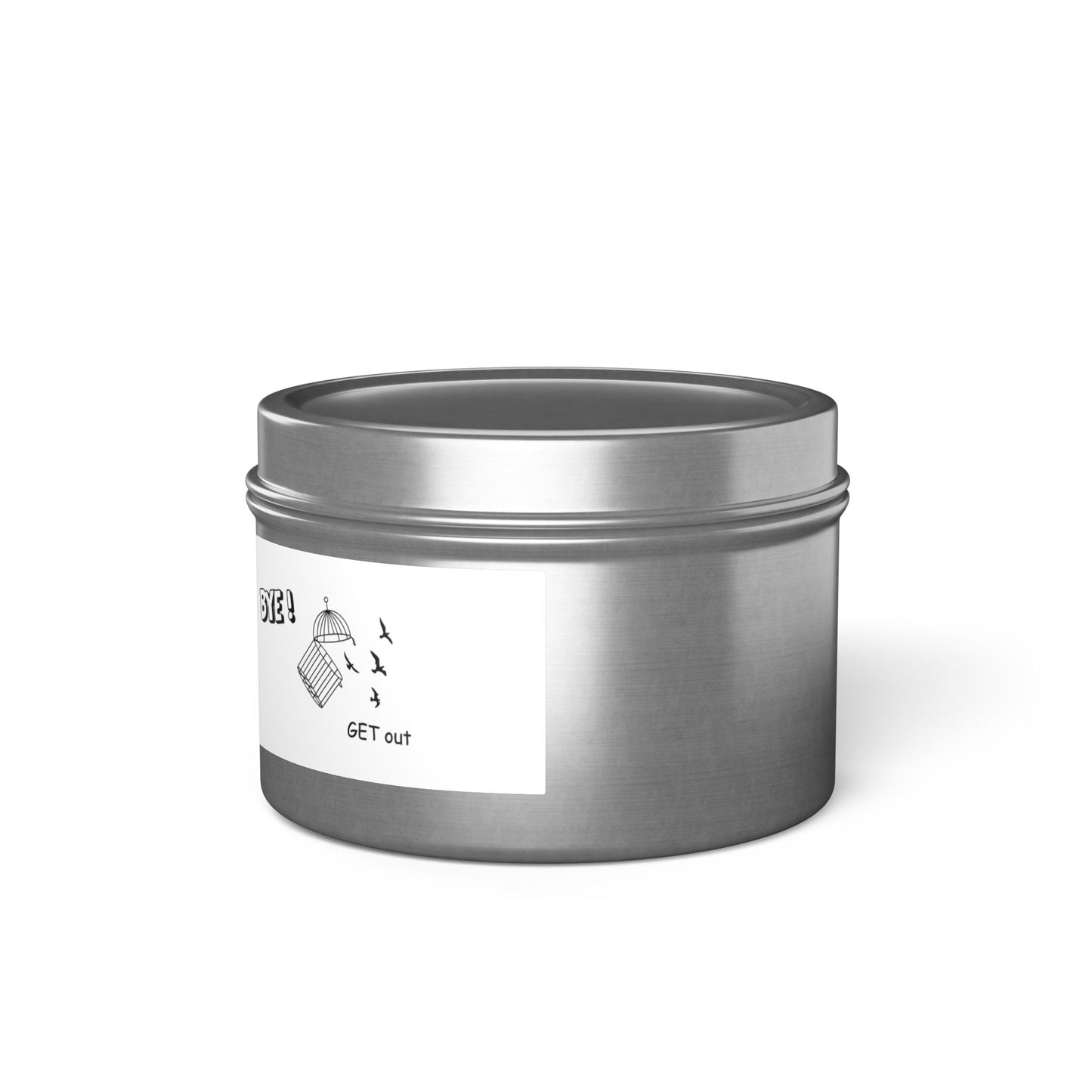 Small Soy Candle in Tin - "Release What No Longer Serves" (4oz)