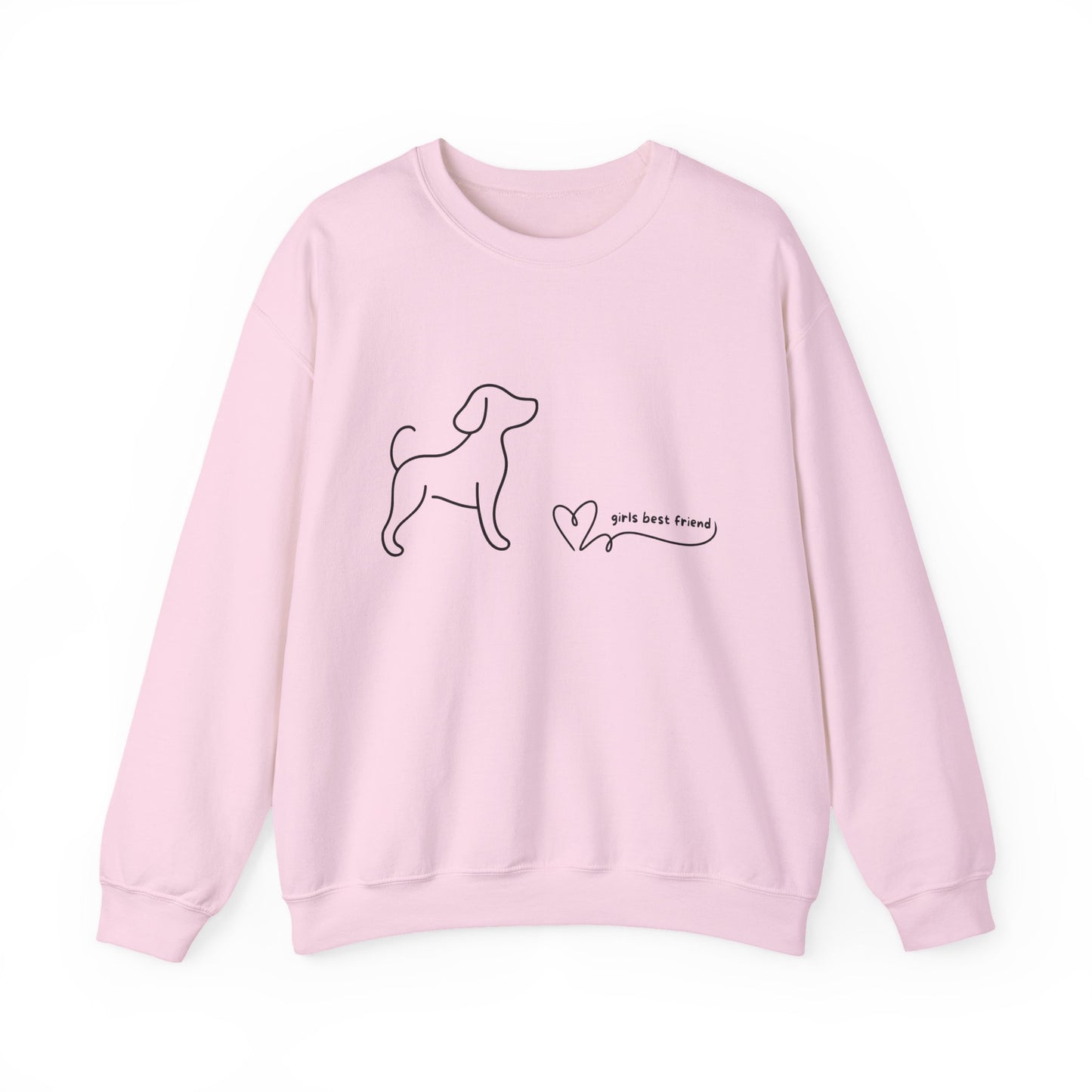 Dog Lover Crewneck Sweatshirt —"Girls Best Friend"