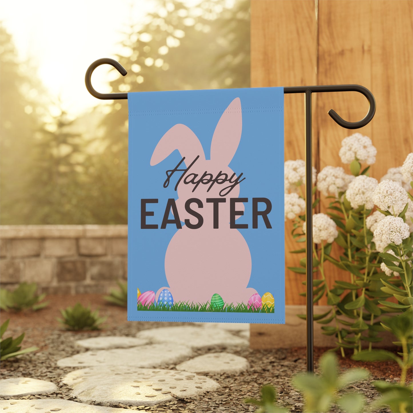 Happy Easter Bunny Garden Flag/Banner