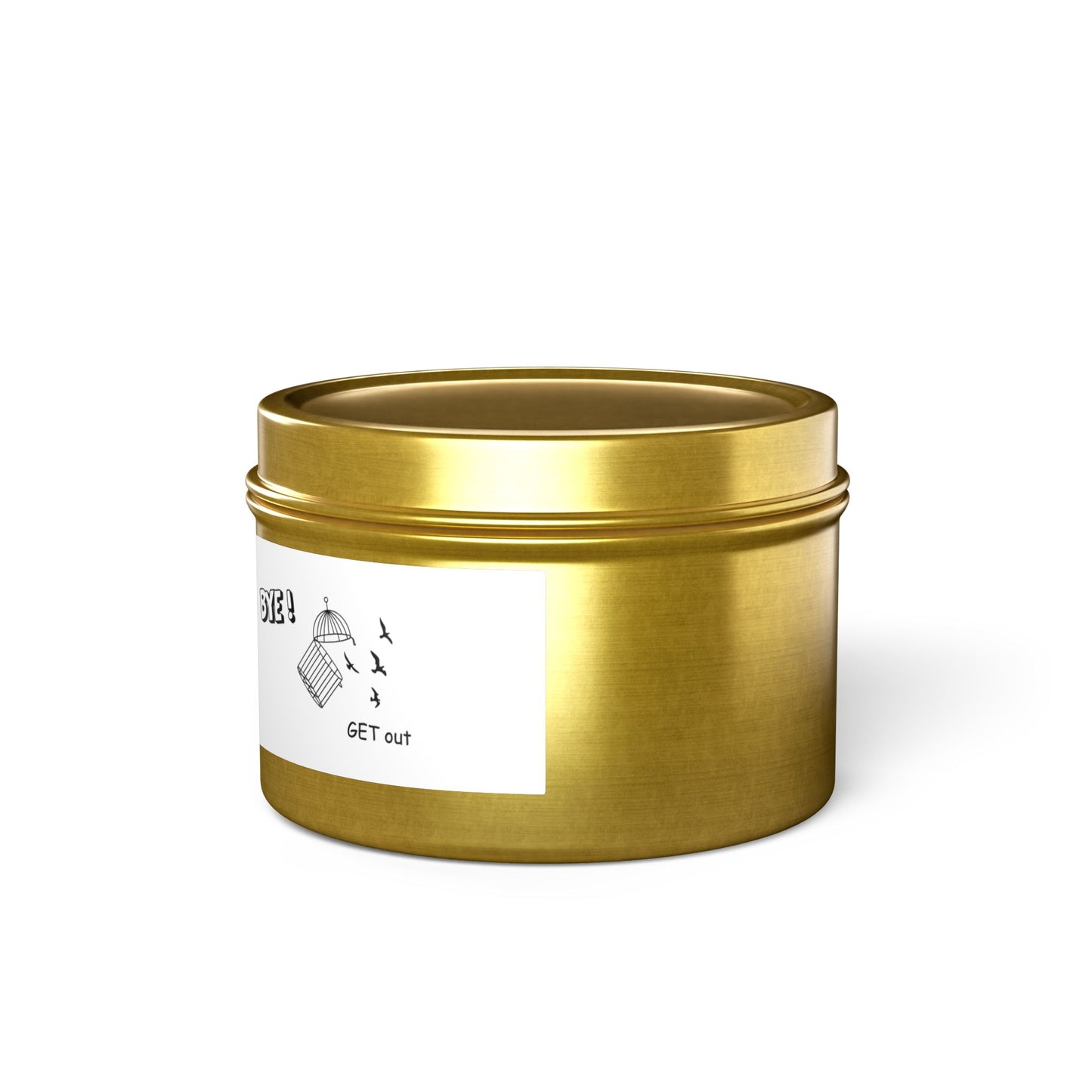 Small Soy Candle in Tin - "Release What No Longer Serves" (4oz)
