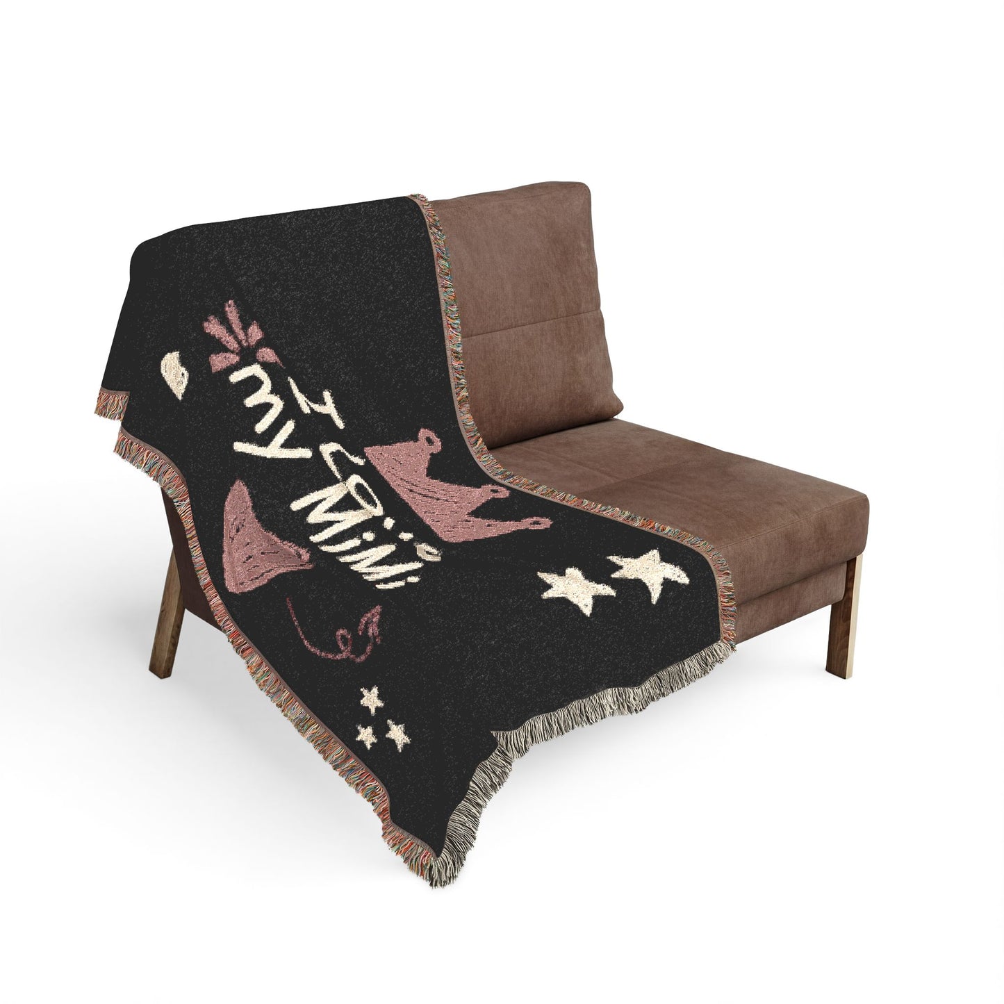 I Love My Mimi Woven Blanket — Throw for Grandmothers | Mother's Day Gift