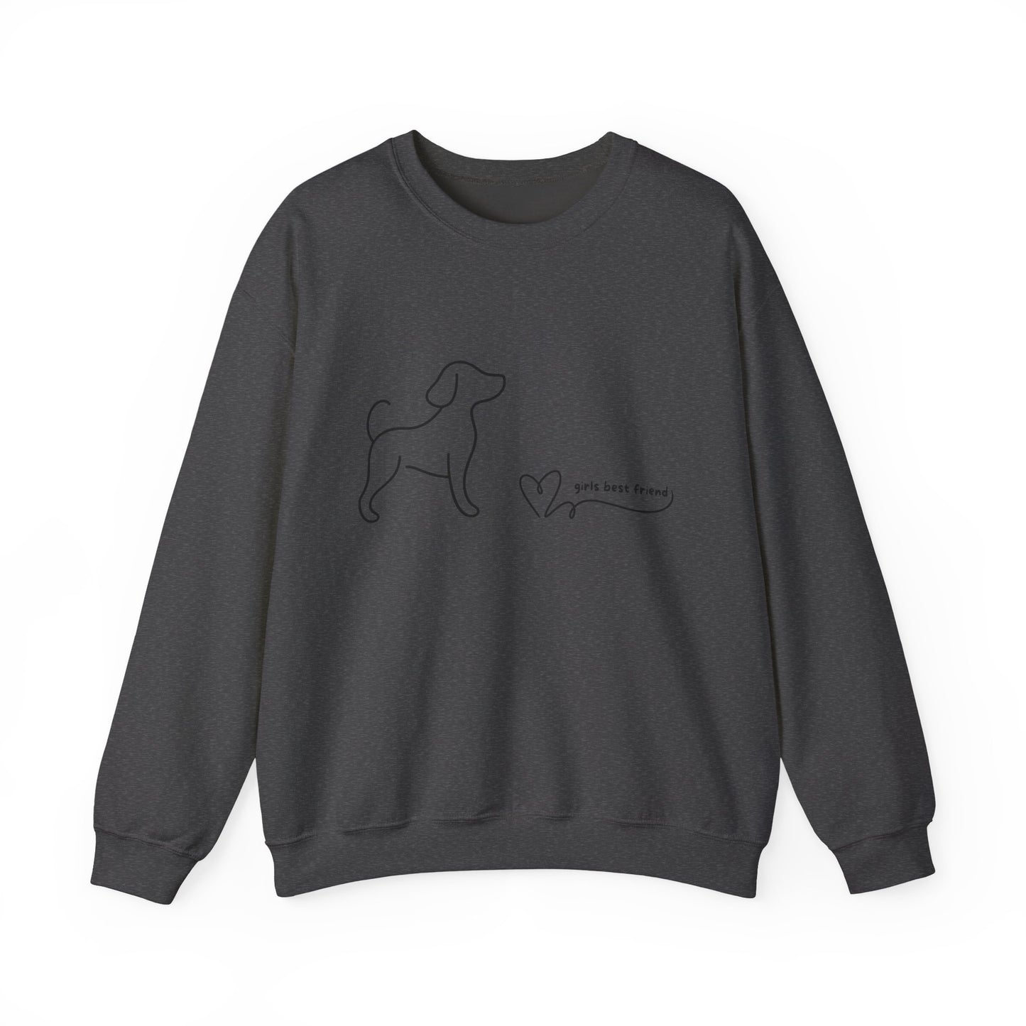 Dog Lover Crewneck Sweatshirt —"Girls Best Friend"