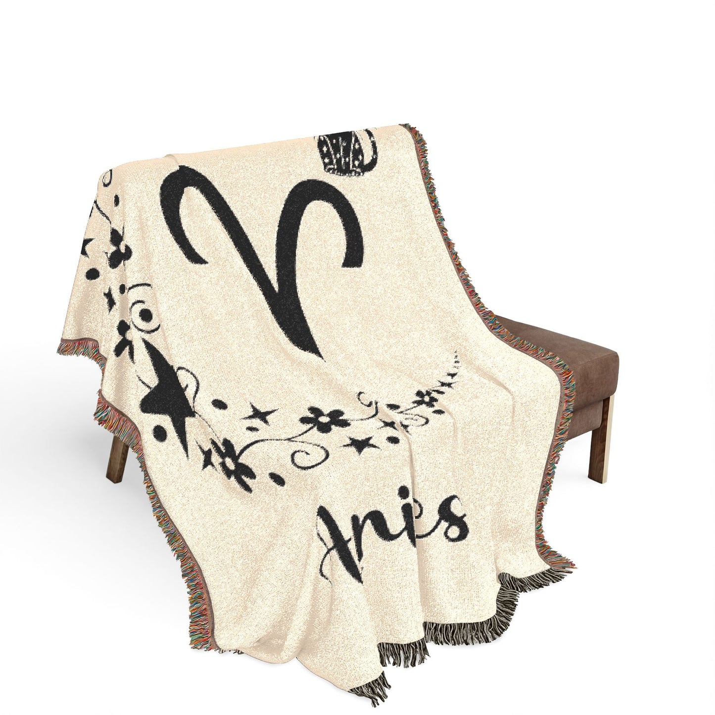 Aries Zodiac Woven Blanket/Throw