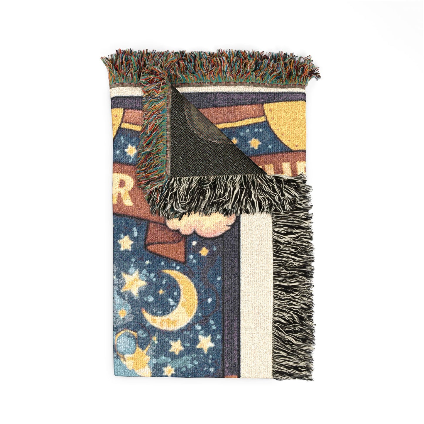The Star Tarot Card (Deer) Woven Blanket/Throw
