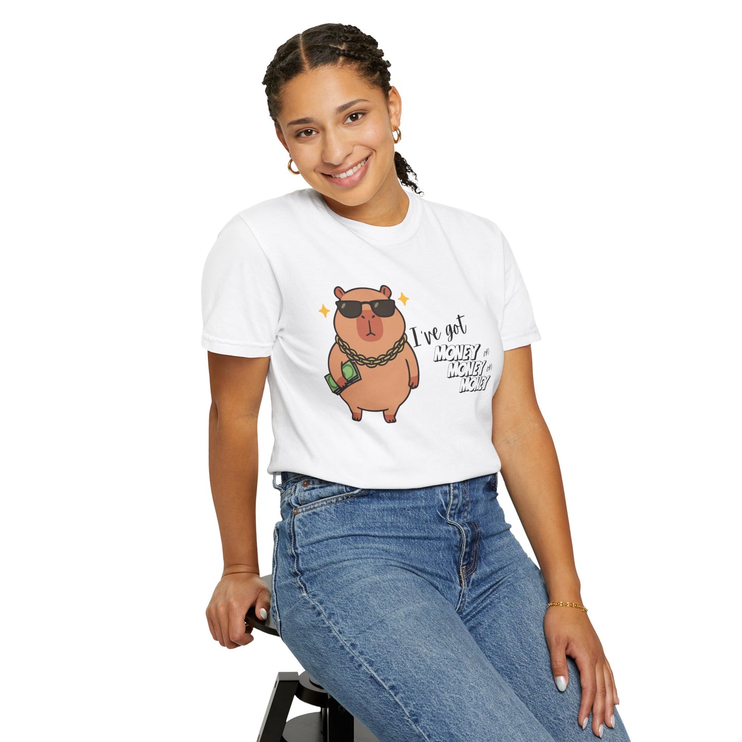 Capybara T-Shirt — "I’ve Got Money" Cute Graphic T-Shirt