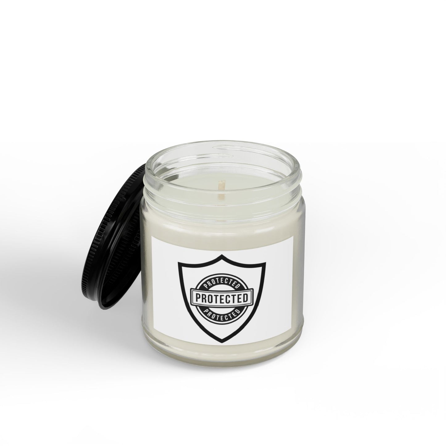 "Protected" Soy Candle in Small Amber Jar (4oz)