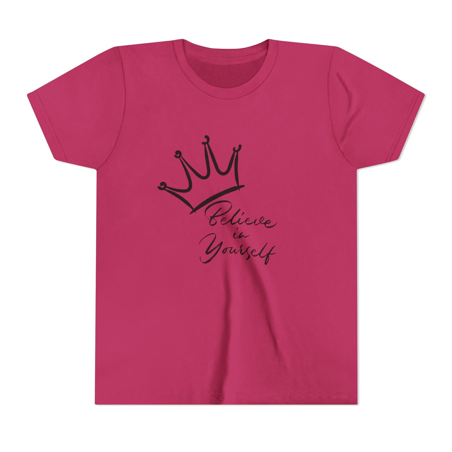 'Believe in Yourself' Crown Graphic Youth T-Shirt