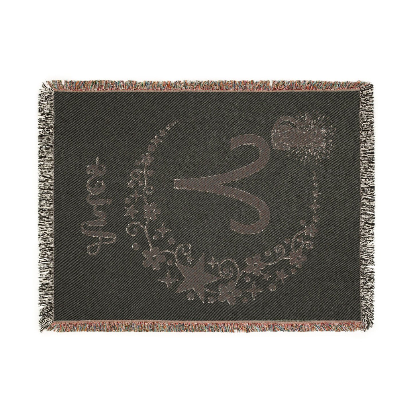 Aries Zodiac Woven Blanket/Throw