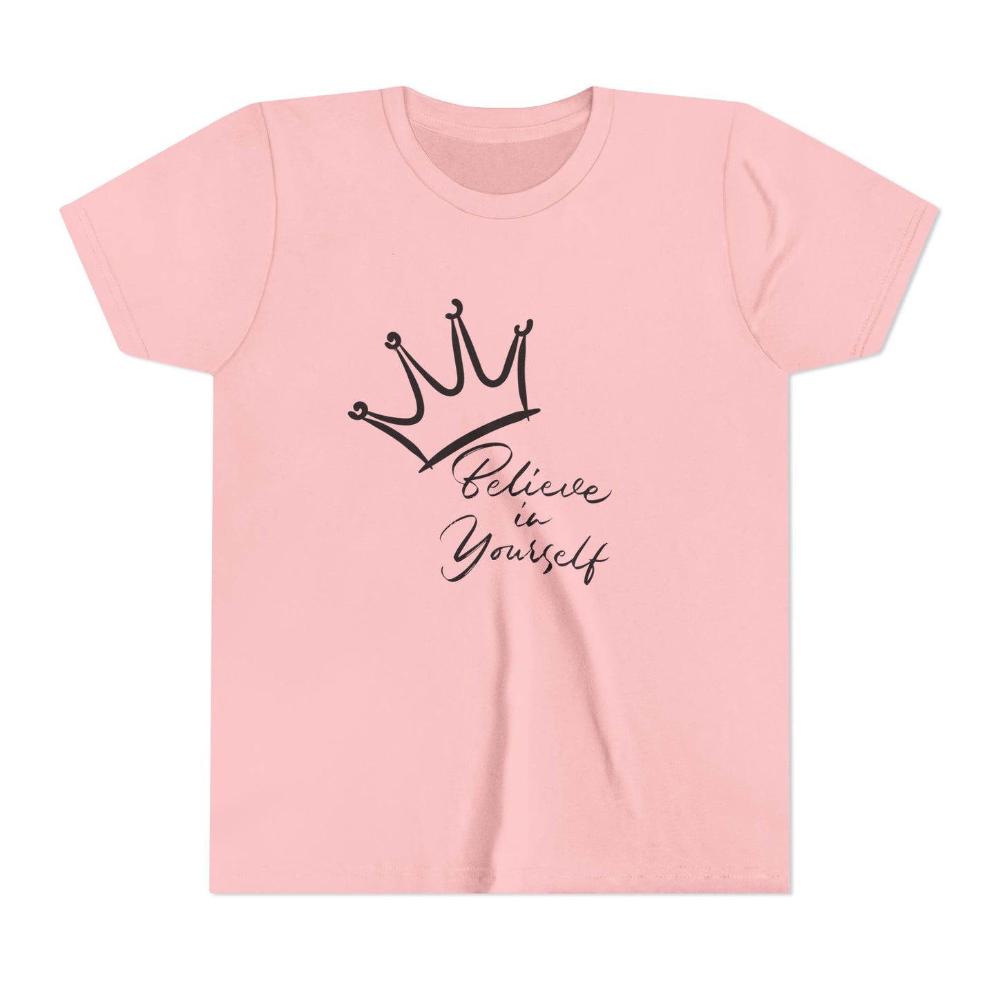 'Believe in Yourself' Crown Graphic Youth T-Shirt