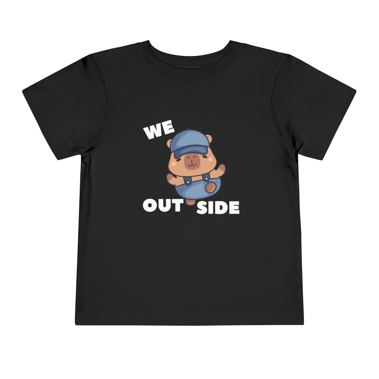 Toddler Capybara 'We Out Side' Graphic T-Shirt