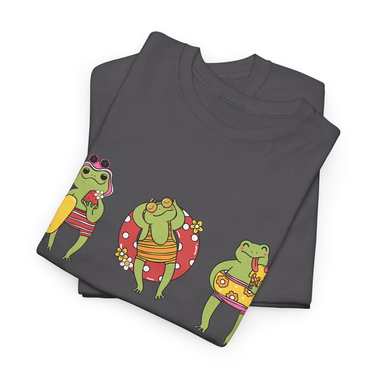 Frog Summer Vibes Graphic T-Shirt