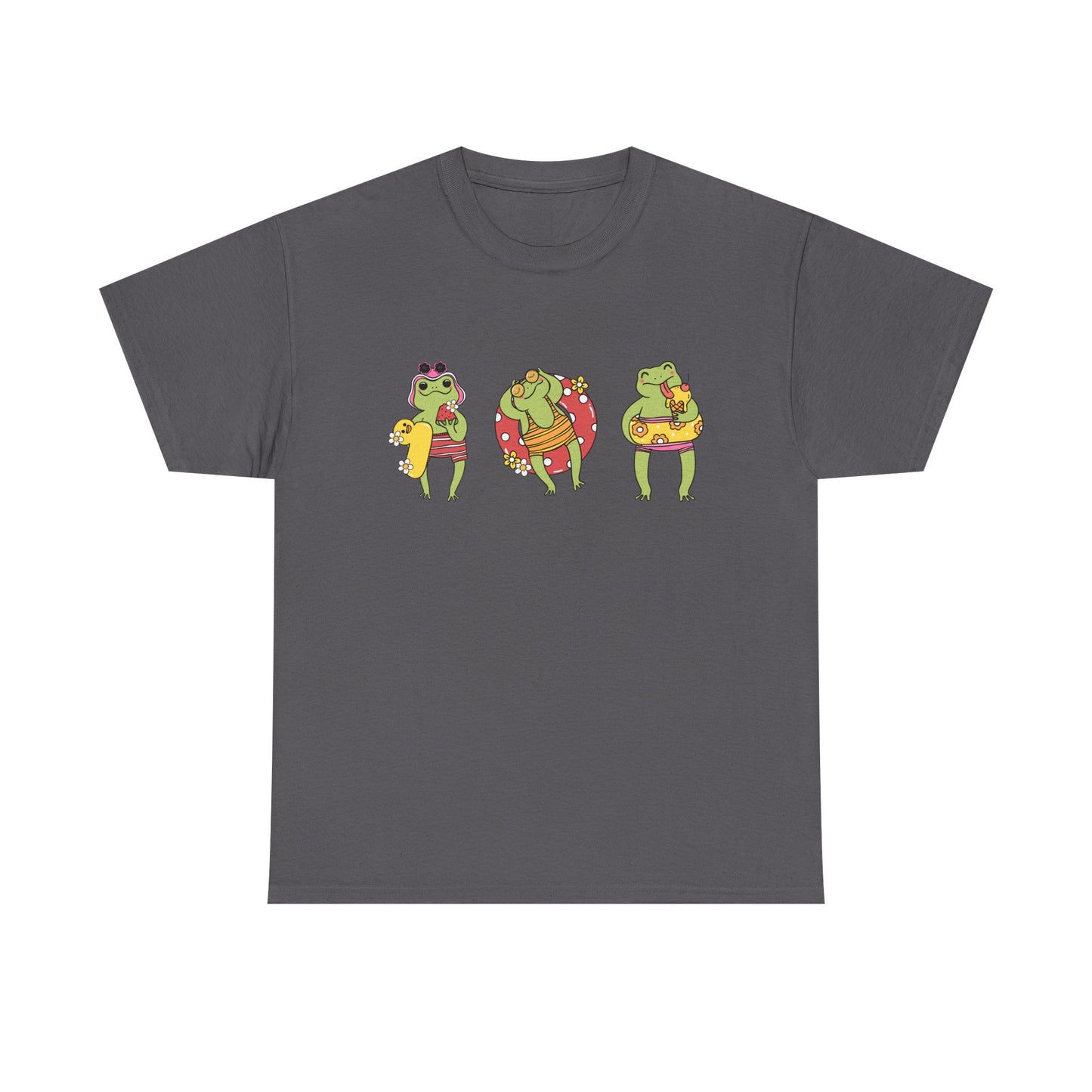 Frog Summer Vibes Graphic T-Shirt