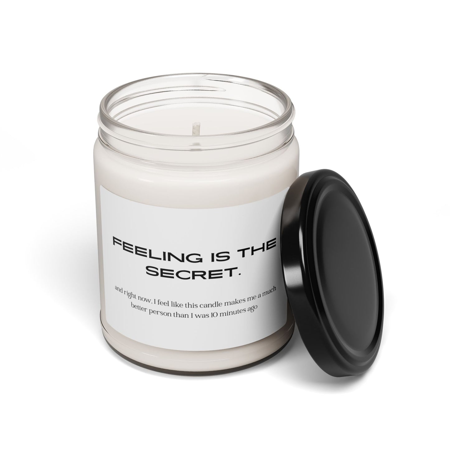 "Feeling Is The Secret" | Soy Candle | 9oz Jar
