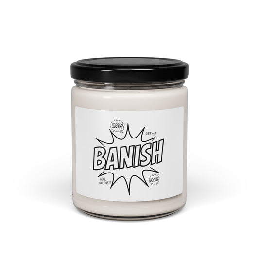 "Banish" Soy Candle in Glass Jar (9oz)
