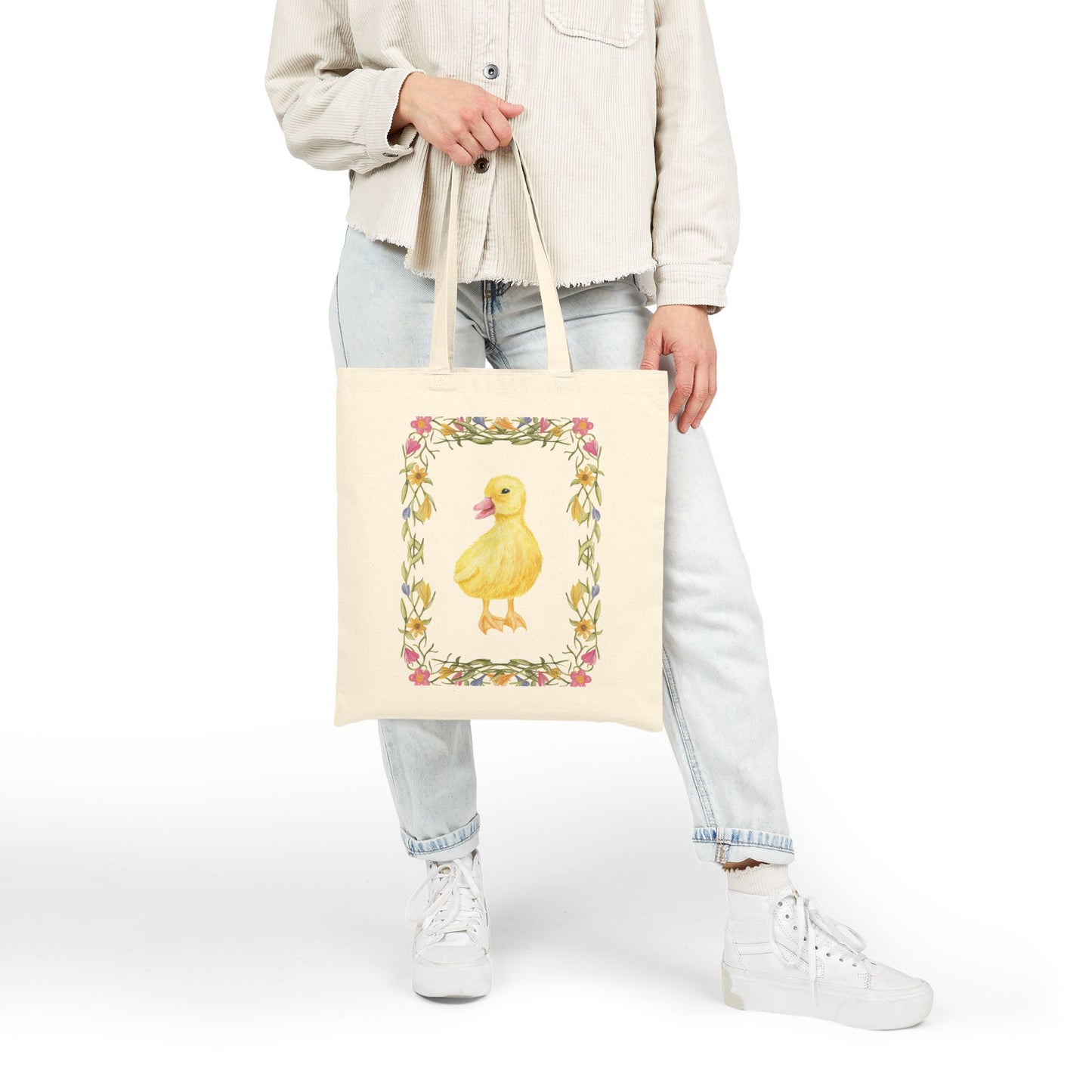 Duckling Floral Tote