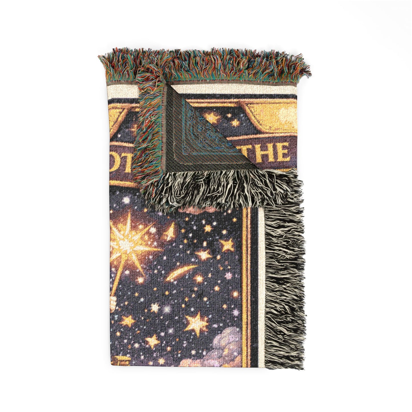 The Chariot Tarot Card Rabbit Woven Blanket/Throw - 100% Cotton