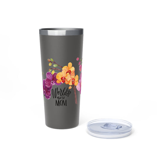 World’s Best Mom Floral 22oz Insulated Tumbler