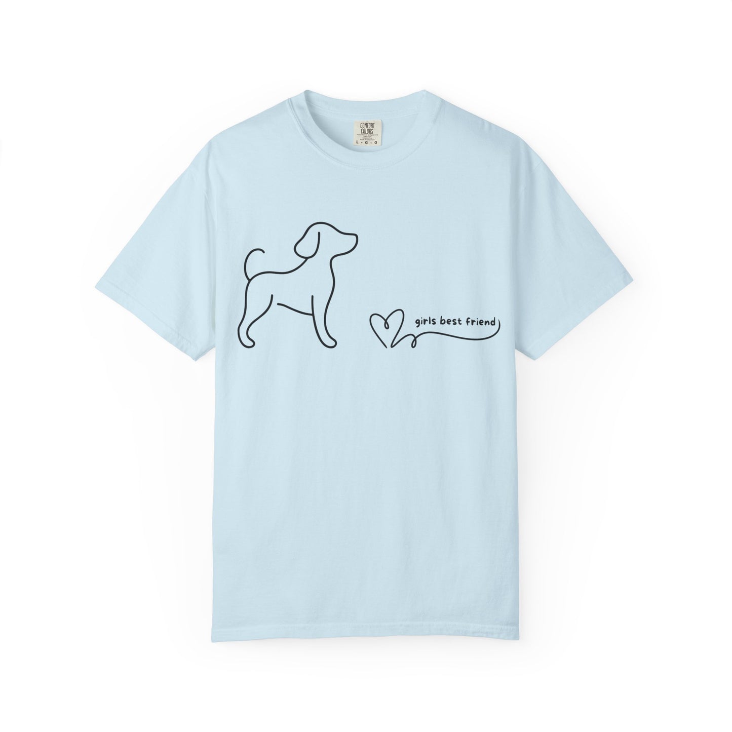 Dog T-Shirt — "Girl's best friend" Minimalist Tee