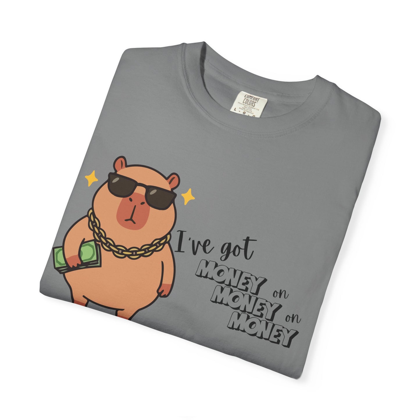 Capybara T-Shirt — "I’ve Got Money" Cute Graphic T-Shirt
