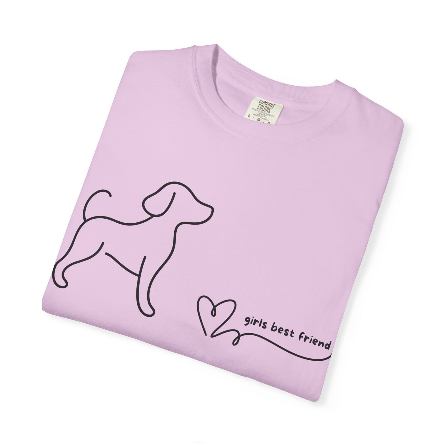 Dog T-Shirt — "Girl's best friend" Minimalist Tee