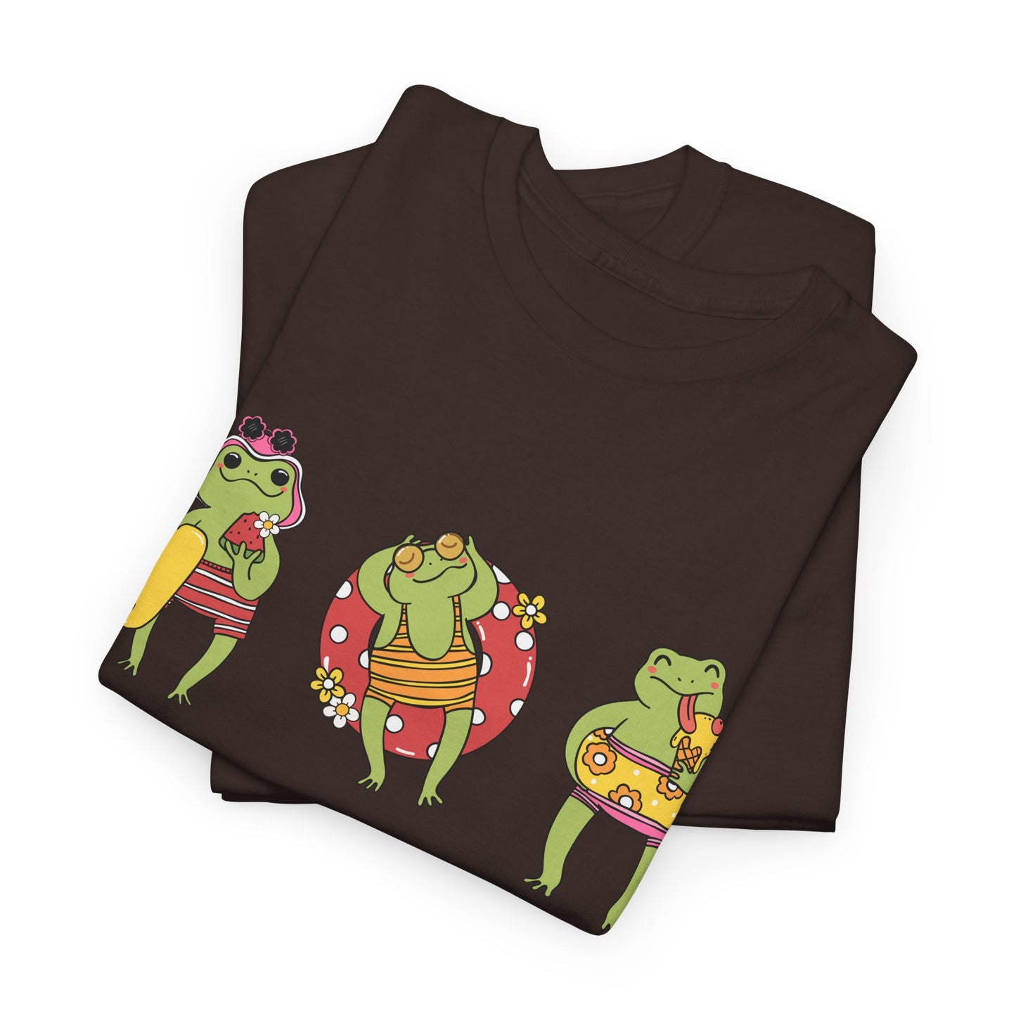 Frog Summer Vibes Graphic T-Shirt