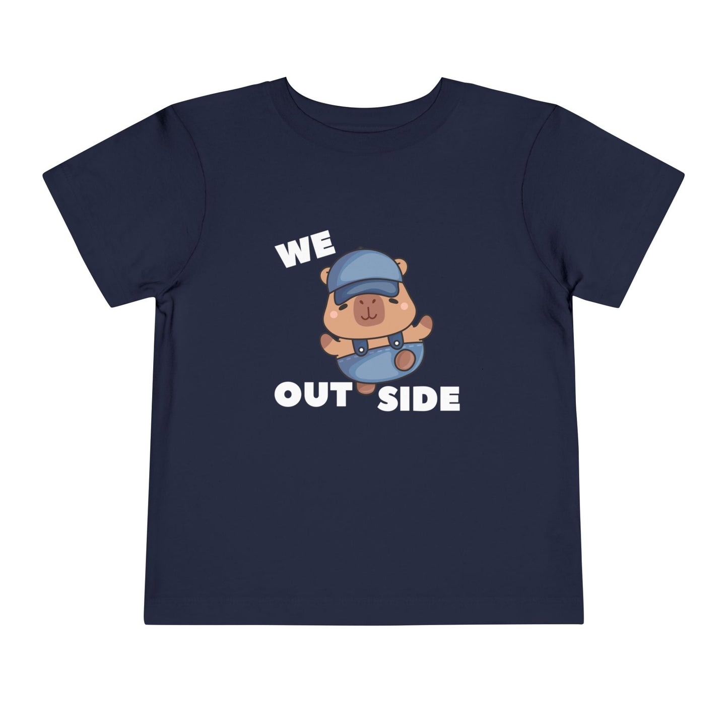 Toddler Capybara 'We Out Side' Graphic T-Shirt
