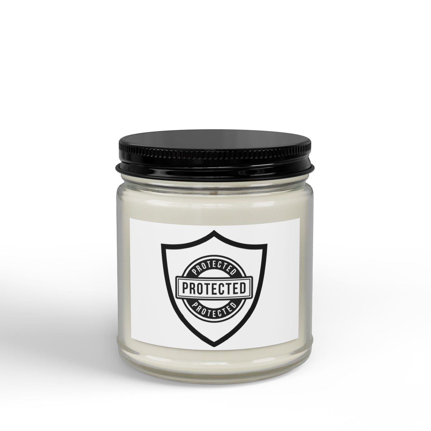 "Protected" Soy Candle in Small Amber Jar (4oz)