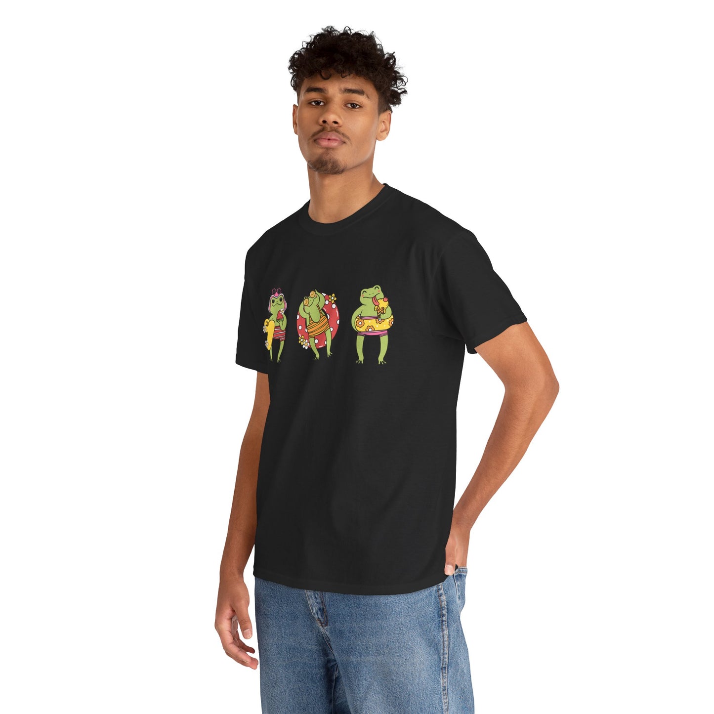 Frog Summer Vibes Graphic T-Shirt