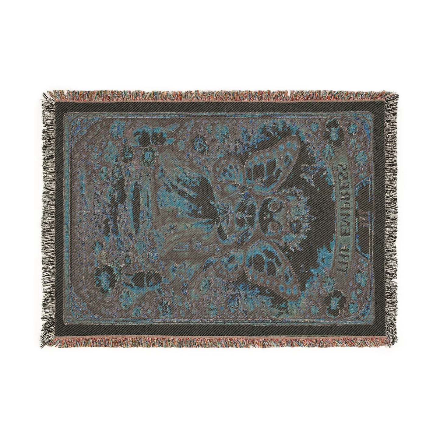 Empress Tarot Card Butterfly Woven Blanket/Throw