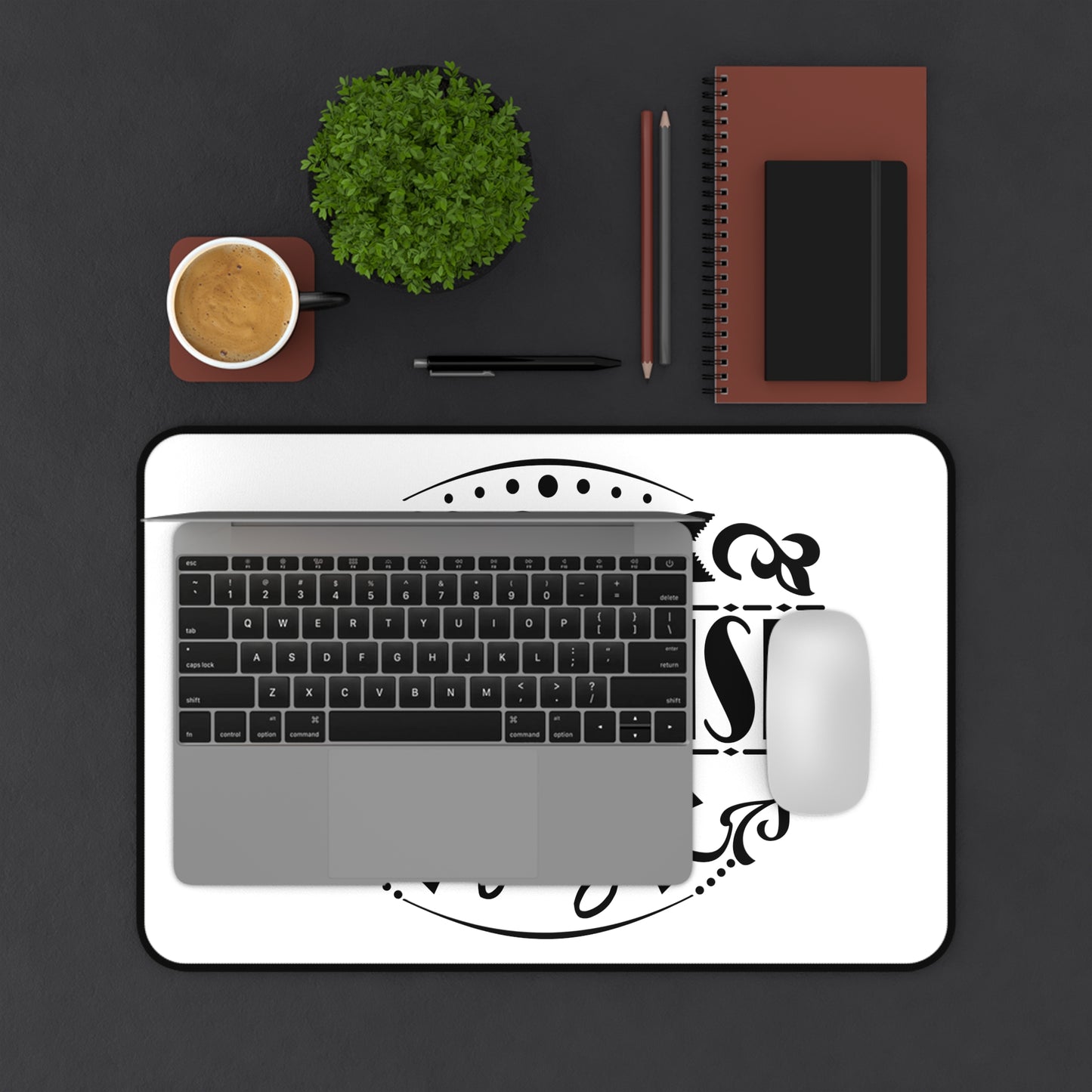 IDGAF-ish Today Desk Mat — Funny Office Mousepad for Work & Home