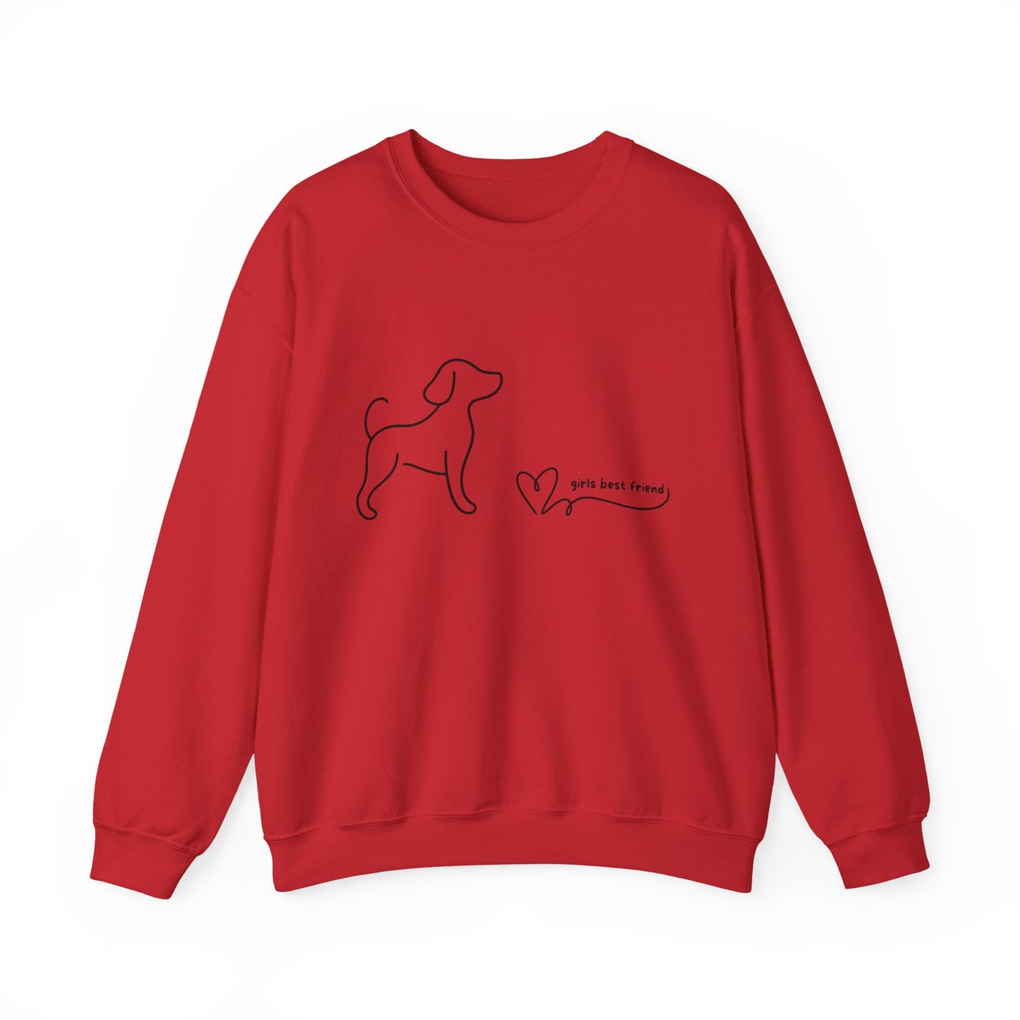 Dog Lover Crewneck Sweatshirt —"Girls Best Friend"