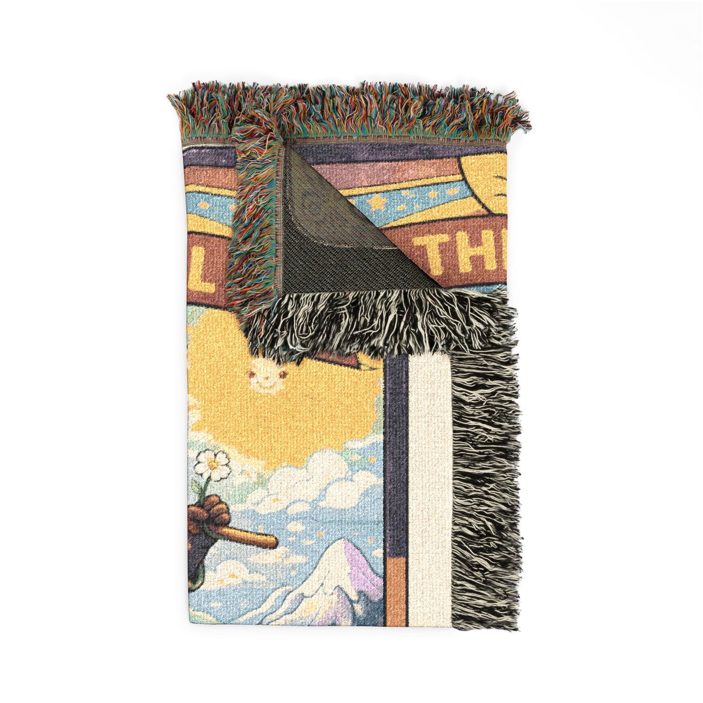 The Fool (Raccoon)Tarot Card Blanket/Throw - 100% Cotton