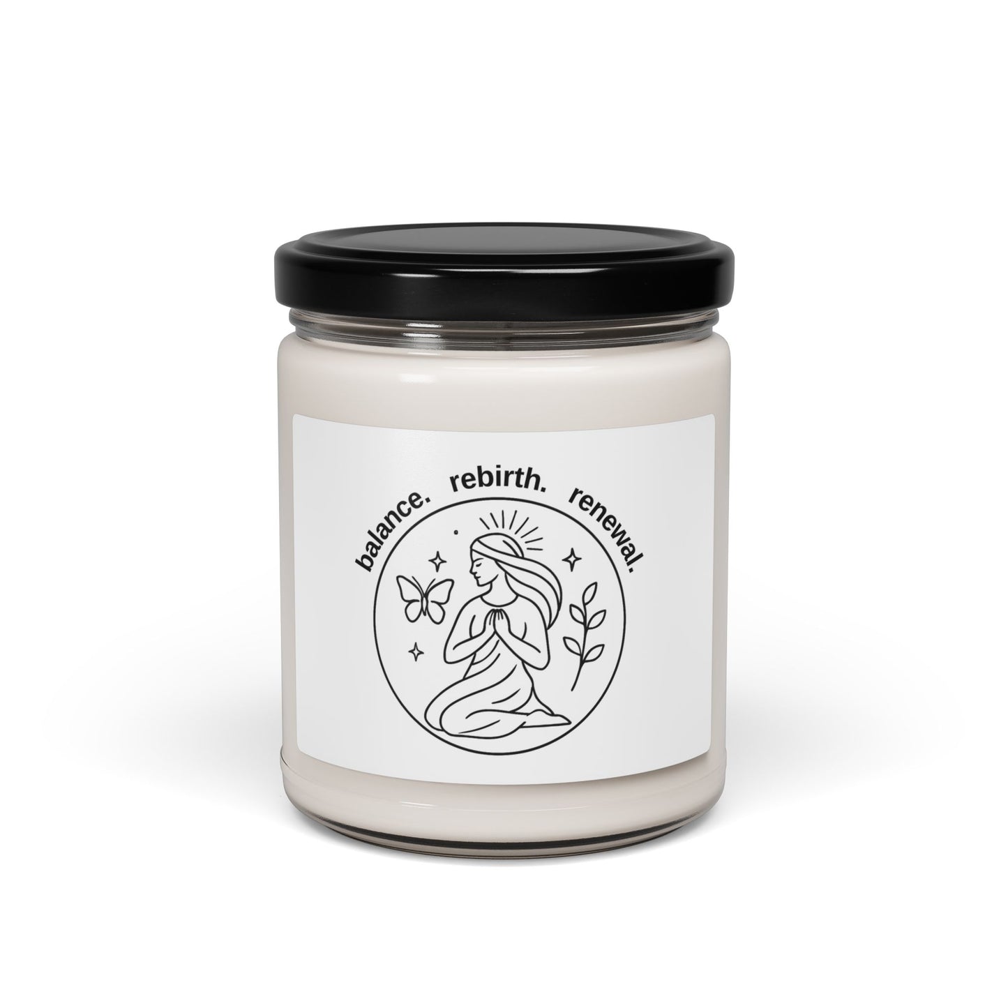 "Balance Rebirth Renewal" Equinox Soy Candle (9 oz)