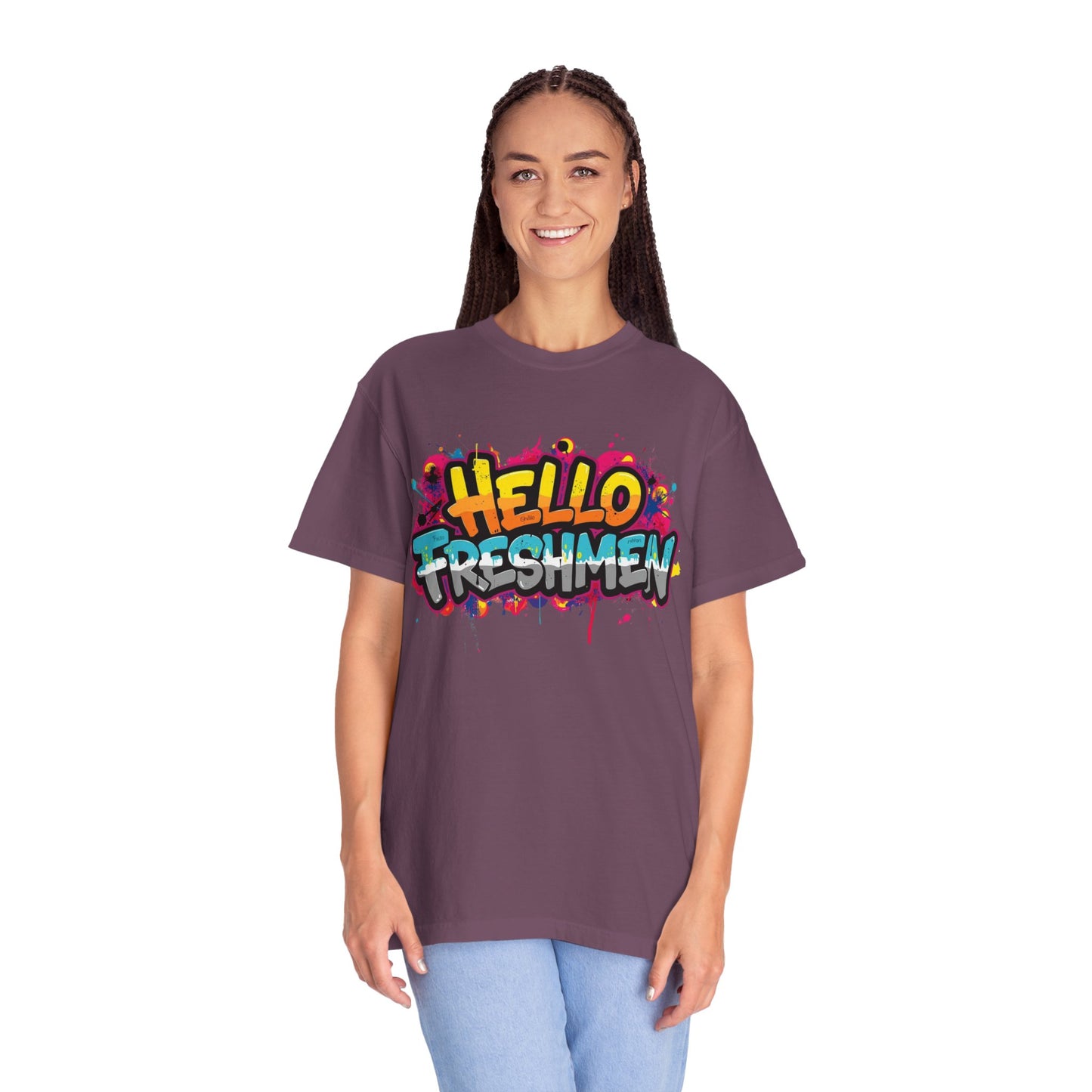 Hello Freshmen Graffiti Teacher T-Shirt